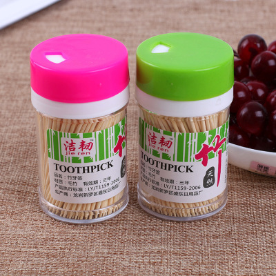 Toothpick Bamboo Toothpick Bottled Toothpick Bamboo Toothpick Bottled Disposable Creative Toothpicks Hotel Supplies Hote