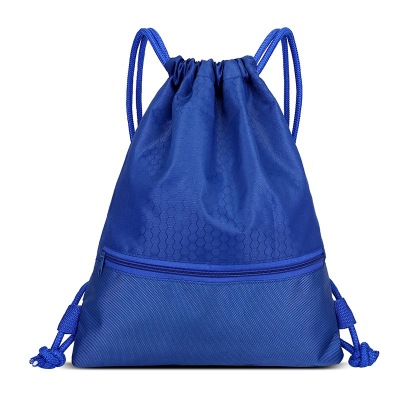 Outdoor Sports Waterproof Oxford Fabric Drawstring Bag Manufacturer Customization Logo Football Pattern Shoulder Drawstring Bag Color Printing