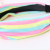 Colorful Striped Headband Hair Clip Fabric Headband Knotted Head Hoop Korean Style Versatile Outer Wear Cute Ins Headband Hair Accessories