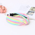 Colorful Striped Headband Hair Clip Fabric Headband Knotted Head Hoop Korean Style Versatile Outer Wear Cute Ins Headband Hair Accessories