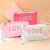 2021 New Plush Cosmetic Bag Women's Love Embroidered Hand Body Portable Women's Storage Bag Can Be Wholesale and Customized