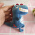 Creative Funny Big Tooth Dinosaur Keychain Doll Cartoon Stuffed Toy Pendant Mini Doll Personality Ragdoll