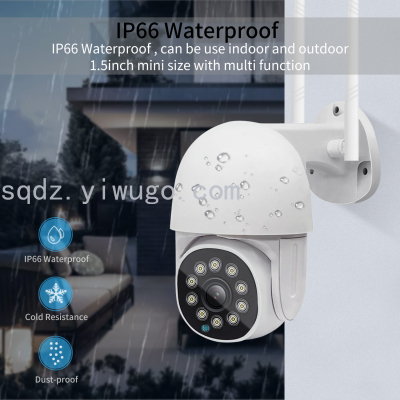 360 Degree Waterproof Rotation Outdoor Wireless Ball Machine Camera Mobile Phone Remote Night Vision HD Network Monitor