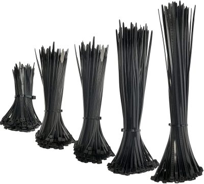 Cable Zip Ties Durable Self-Locking Nylon Cable Ties 4/6/8/10/12 Inches Long 0.4 Inches Wide