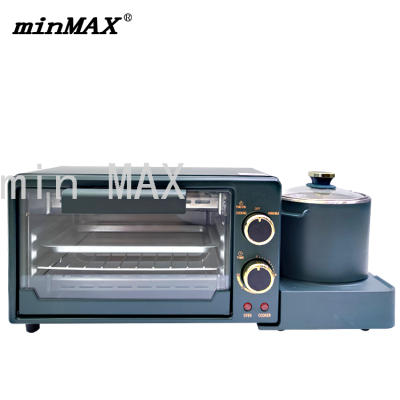 MinMAX Breakfast Machine KZC-06 Electric Oven Multifunctional Bread Machine Sandwich Machine Stew-Pan Egg Frying Pan 