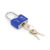 Color Set Plastic Diamond Lock Iron Padlock Open Key Outdoor Lock Factory Wholesale Suction Card Direct Wholesale