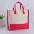 Customized Felt Cloth Portable Canvas Bag Sack Shopping Bag Advertising Cotton Bag DIY Student Top Handled Bag Sample Order