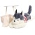 Cartoon Cute Cute Series Dressing Husky Doll Creative Customization Plush Doll Animal Prone Pillow Toy