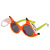 Kids Sunglasses Wholesale Cartoon Fox Children's Sunglasses Cute Reflective Lenses Boys and Girls Flip Sunglasses