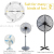 Outdoor Misting Fan Kit Mister Fan Water Misters for Cooling Patios Portable Misting System for Mist Fan Cool Mist Host 