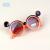 Korean Style Cute 1355 Sunglasses Men's and Women's Baby Sunglasses Mickey round Ear Children's UV-Proof Sunglasses