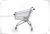 2021popular metal shopping trolley supermarket shopping trolley shopping cart European shopping cart