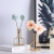 Plant Fake Flower Emulational Flower Decoration Living Room Dining Table Iron Vase Indoor Coffee Table Table Decorations