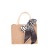 Wholesale Spot Imitation Cotton Peritoneum Hessian Cloth Custom Logo Gift Zipper Hand-Painted Canvas Bag