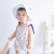 2021 Summer Infant Toddler Full Printed Pattern One-Piece Romper for Free Hat Baby Cute Pure Cotton Rompers