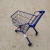 Children's supermarket shopping cart baby walker four-wheeled trolley can be used as a storage box.