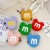 New Korean Style Cute Letters MQI Silicone Crossbody Children's Bags Candy Cartoon Parent-Child Mobile Phone Bag Foreign Trade Wholesale