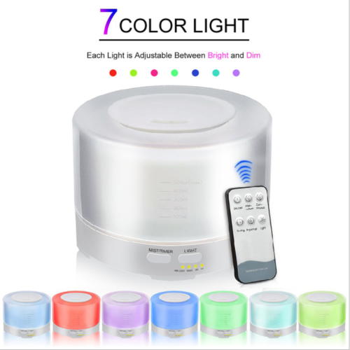 ultrasonic aromatherapy humidification machine with remote control 500ml.