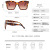 Foreign Trade Fashion Vintage with Large Rims Sunglasses Men's Cross-Border Personalized Square Sunglasses Wholesale from AliExpress