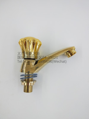 New Alloy Wash Basin Faucet Gold-Plated Bathroom Faucet