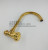 Gold-Plated Kitchen and Bathroom Hardware Wholesale Gold Faucet Alloy Kitchen Faucet