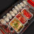 Barbecue Tin Tray Disposable Rectangular Foil Box Long Takeaway Kebabs Lunch Box High-End Barbecue to-Go Box