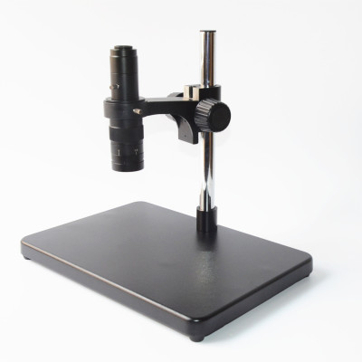 Okv Monocular Video Microscope Monocular with Industrial Camera CCD Large Base Display Electronic Magnifying Glass with Light