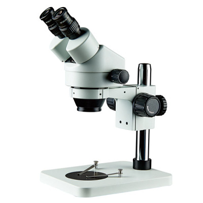 Ok745 Binocular Continuous Zoom Stereo Microscope 7 to 45 Times Adjustable Ring Light Source Ok65