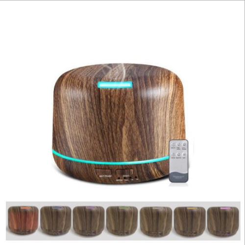 wood grain aroma diffuser aromatherapy humidifier 300ml.