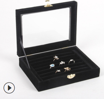 Weituo Jewelry Box with Beads Rings Pendants Necklace Earrings Box