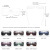 2021 Cross-Border New Arrival Square Frame Women's Sunglasses High Density Fashion Full Frame Sun Reflective Lenses UV Protection