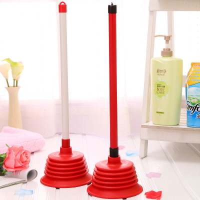 Plastic Toilet Plunger Plunger Leather Chopsticks Toilet Dredger Pipe Sewer Dredger Toilet Dredger