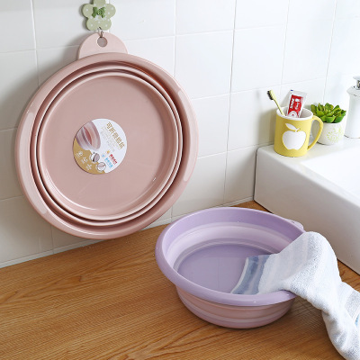 Creative Folding Basin Hanging Thickened Washbasin Household Folding Laundry Basin