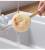 Kitchen Long Handle Bamboo Fiber Washing Wok Brush Cleaning Brush Household Large Stainless Steel Steel Wire Ball Dishwashing Wok Brush Pot Artifact