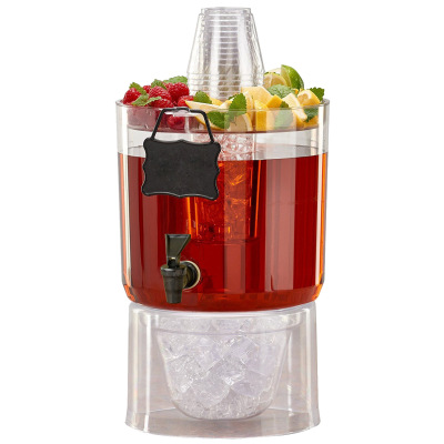 Juice Cooking Vessel Portable Outdoor Ice Cooling Juice Cooking Vessel Cold Drink Machine Beverage Barrel Buffet Coffee Blender Container