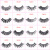 New 3D False Eyelashes Eyelashes Mink Cross-Border Eyelash Qingdao Factory Wholesale Custom Eyelashes