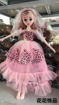 With Music Doll Barbie Princess Girl Gift Wedding Doll Gift Box Kindergarten Children's Toys Wholesale