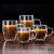 High Temperature Resistant Double Thick Transparent Glass Cup with Lid Glass Coffee Cup Milk Cup Juice Cup Borosilicate Cup