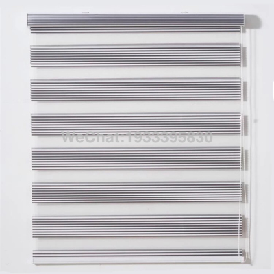 Color Matching Pleated Shutter Shutter Curtain Soft Gauze Curtain Day & Night Curtain Curtain Factory Wholesale