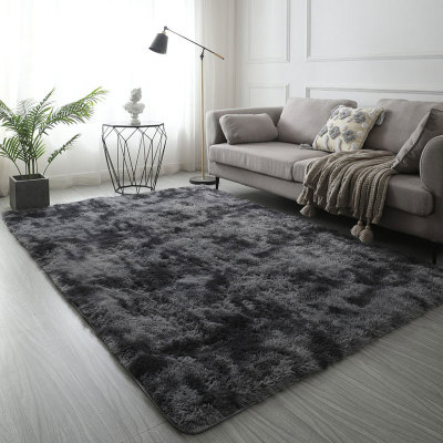 Cross-Border Tie-Dye Gradient Carpet Living Room Coffee Table Carpet Bedroom Bedside Carpet Nordic Ins Floor Mat