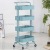 Plastic steel storage rack cart kitchen storage rack removable wheel finishing storage rack beauty salon cart