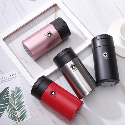 Flip Coffee Cup Vacuum Insulation