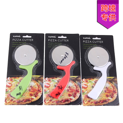 Factory Direct Sales Stainless Steel Pizza Cutter Pie Separator Kitchen Home Pastry Baking Utensils Customizable Logo