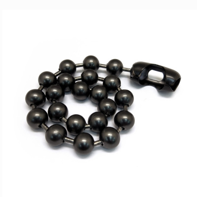 Jiye Hardware Chain Swimming Black Bead Necklace Luggage Accessories Clothing Jewelry Picture Inquiry