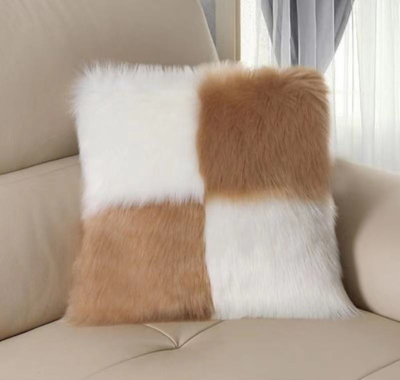 First hand source factory price imitation wool pillow imitation wool pillow, sofa pillow can be customized