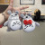 Cartoon Doll Totoro Backpack Keychain Pendant Creative Plush Doll Key Decoration