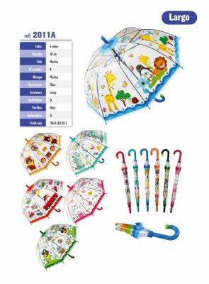 Factory Direct Supply 50cm Automatic Eva Environmental Protection Full Printing Cartoon Pattern Children's Umbrella Creative Umbrella Straight Umbrella