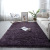 Factory Wholesale Silk Wool Carpet Tie-Dyed Long Wool Carpet Living Room Plain PV Fleece Carpet Support Cross-Border