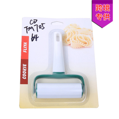 New Kitchen Baking Gadget Roller Mesh Cutting Wheel Knife Rolling Pin Dumpling Maker Factory Direct Sales