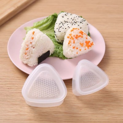 Japanese-Style Large and Small Triangle Rice Ball Mold 7-Piece Set Children's Bento Kimbap DIY Rice Sushi Tools